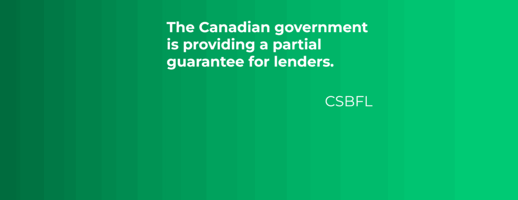CANADA SMALL BUSINESS FINANCING Loan